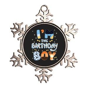 Im The Birthday Boy Dog Family Party Decorations Metallic Star Ornament