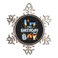 Im The Birthday Boy Dog Family Party Decorations Metallic Star Ornament