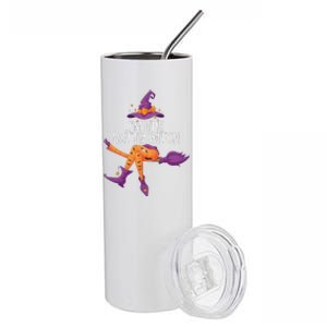 Im The Batty Witch Halloween Costume Family Matching Stainless Steel Tumbler