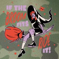 If The Boom Fits Ride It Halloween Witch Legacy Tie Dye Trucker Hat