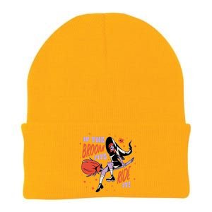 If The Boom Fits Ride It Halloween Witch Knit Cap Winter Beanie