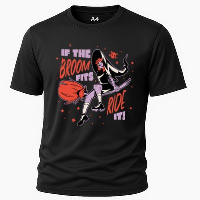 If The Boom Fits Ride It Halloween Witch Performance Shirt