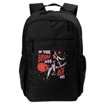 If The Boom Fits Ride It Halloween Witch Backpack