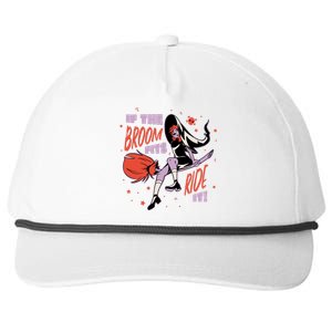 If The Boom Fits Ride It Halloween Witch Snapback Five-Panel Rope Hat