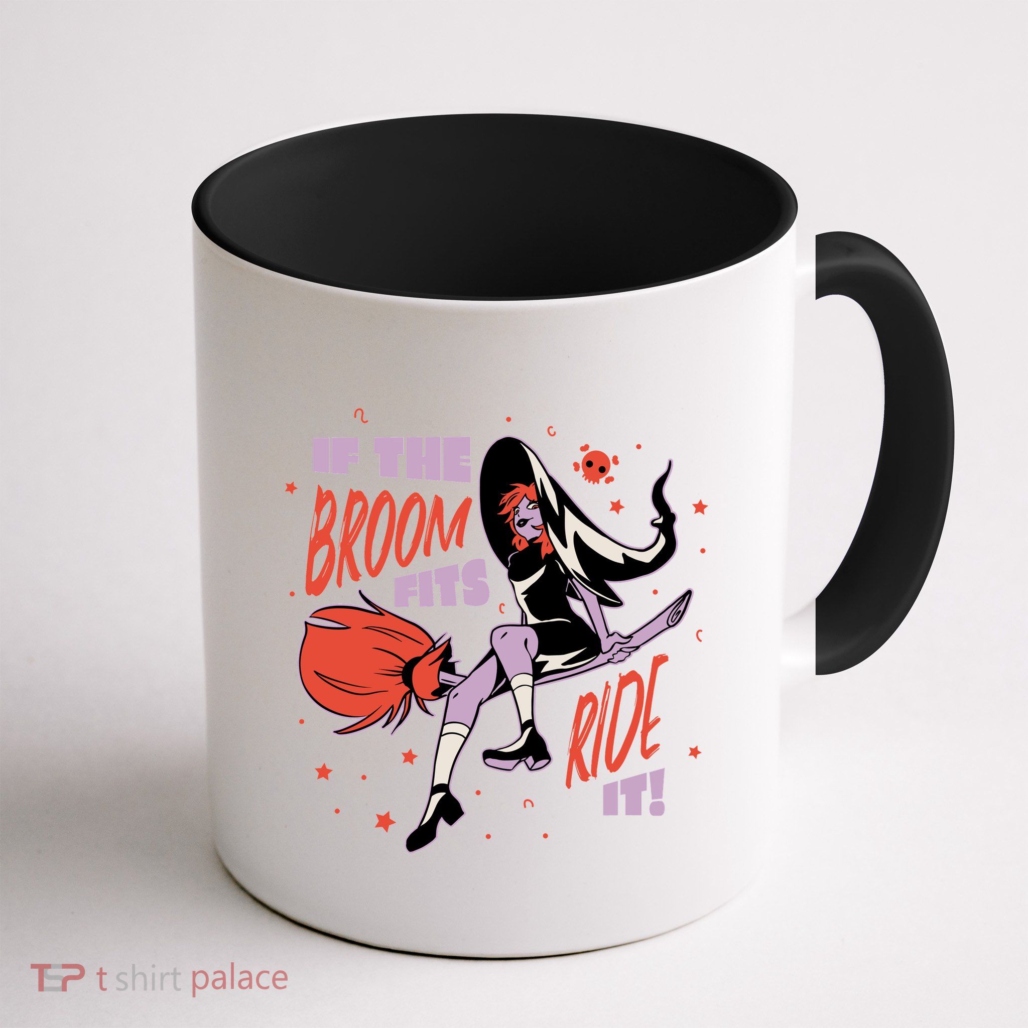 If The Boom Fits Ride It Halloween Witch Mug