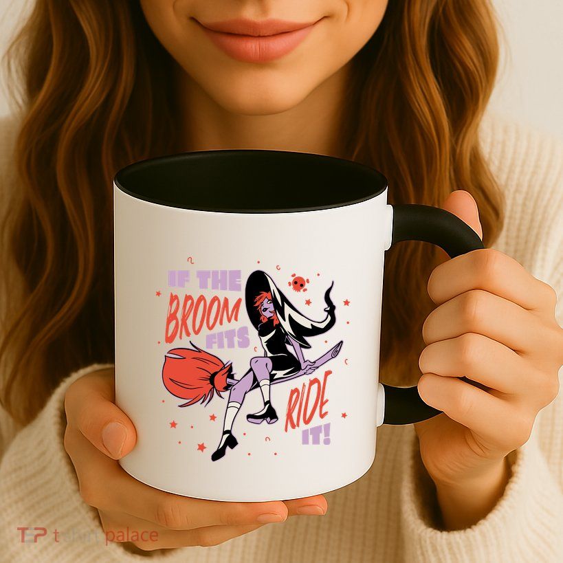 If The Boom Fits Ride It Halloween Witch Mug