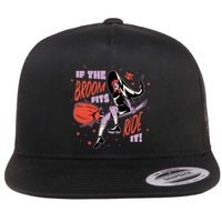 If The Boom Fits Ride It Halloween Witch Flatbill Hat