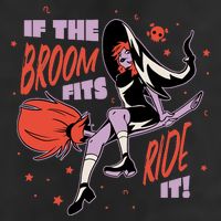 If The Boom Fits Ride It Halloween Witch Golf Towel
