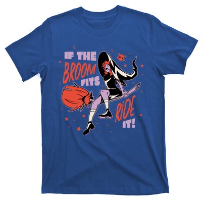 If The Boom Fits Ride It Halloween Witch T-Shirt