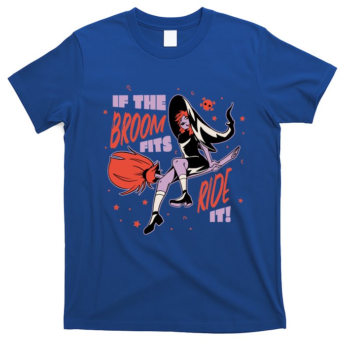 If The Boom Fits Ride It Halloween Witch T-Shirt