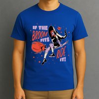 If The Boom Fits Ride It Halloween Witch T-Shirt
