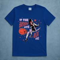 If The Boom Fits Ride It Halloween Witch T-Shirt