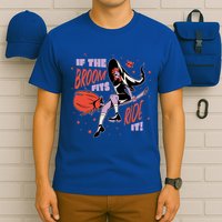 If The Boom Fits Ride It Halloween Witch T-Shirt