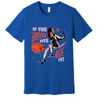 If The Boom Fits Ride It Halloween Witch Premium T-Shirt
