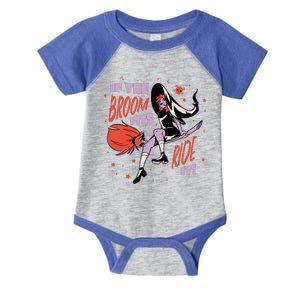 If The Boom Fits Ride It Halloween Witch Infant Baby Jersey Bodysuit