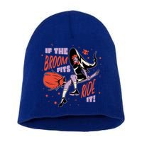 If The Boom Fits Ride It Halloween Witch Short Acrylic Beanie