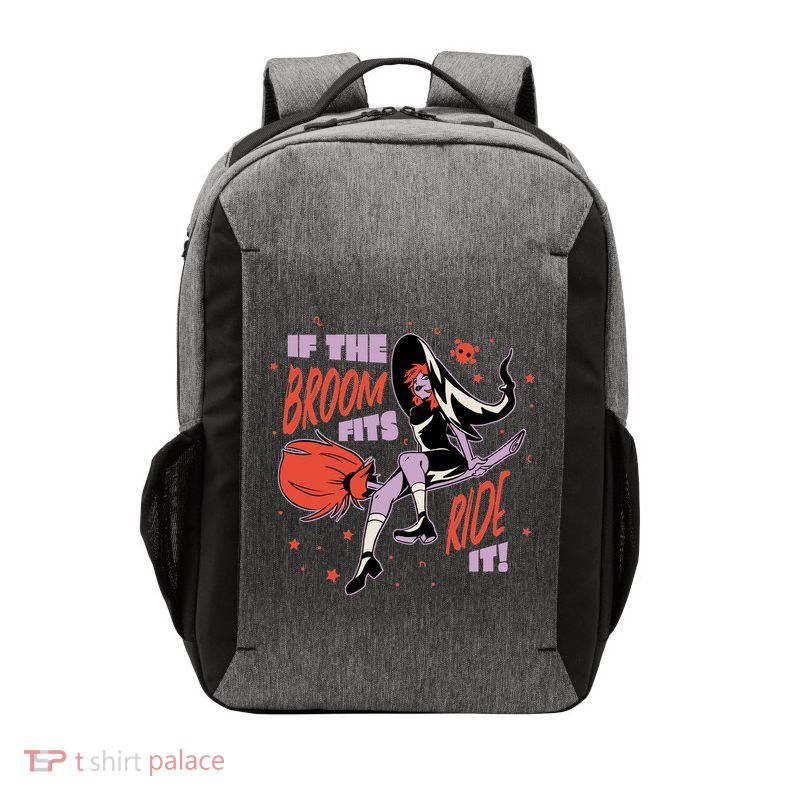 If The Boom Fits Ride It Halloween Witch Vector Backpack