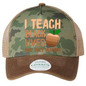 I Teach Black Lives And They Matter Teacher Melanin Juneteenth Cute Gift Legacy Tie Dye Trucker Hat