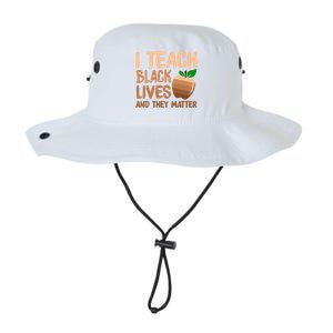 I Teach Black Lives And They Matter Teacher Melanin Juneteenth Cute Gift Legacy Cool Fit Booney Bucket Hat