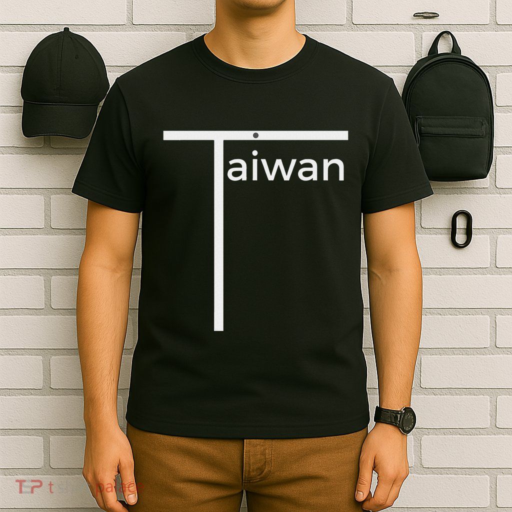 Iconic Taiwan Badminton Team Inspired Funny Flag Design T-Shirt