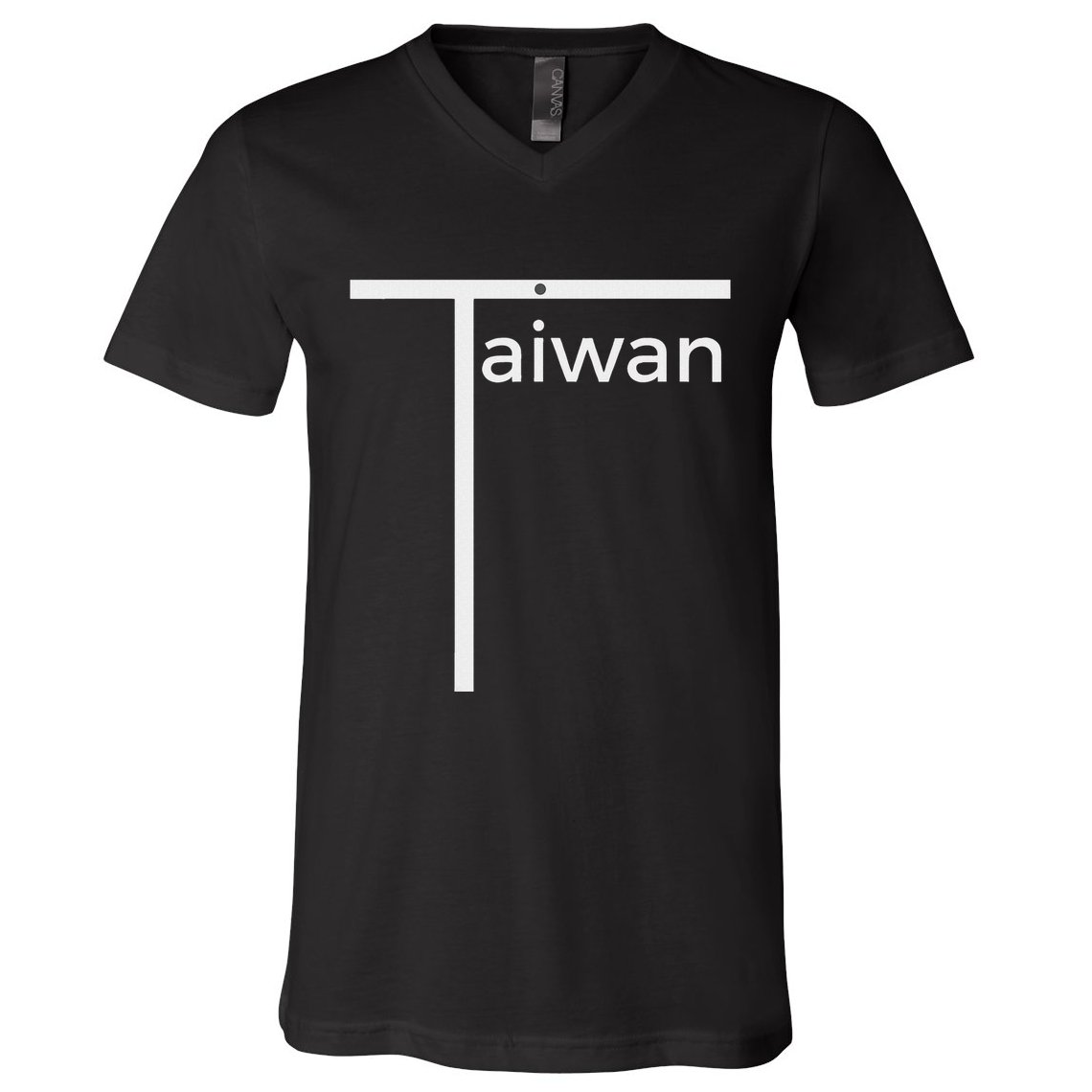 Iconic Taiwan Badminton Team Inspired Funny Flag Design V-Neck T-Shirt