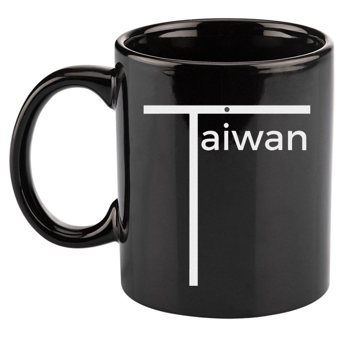 Iconic Taiwan Badminton Team Inspired Funny Flag Design 11oz C Handle Ceramic Mug