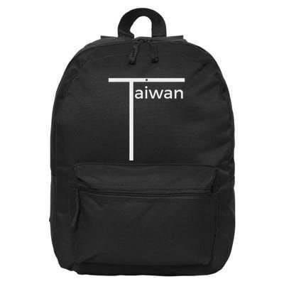 Iconic Taiwan Badminton Team Inspired Funny Flag Design 16 in Basic Backpack