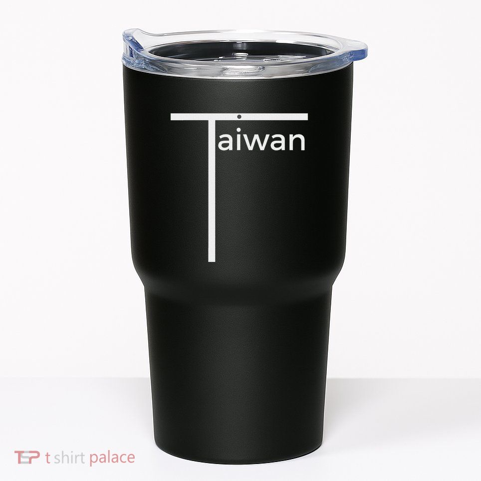Iconic Taiwan Badminton Team Inspired Funny Flag Design Tumbler