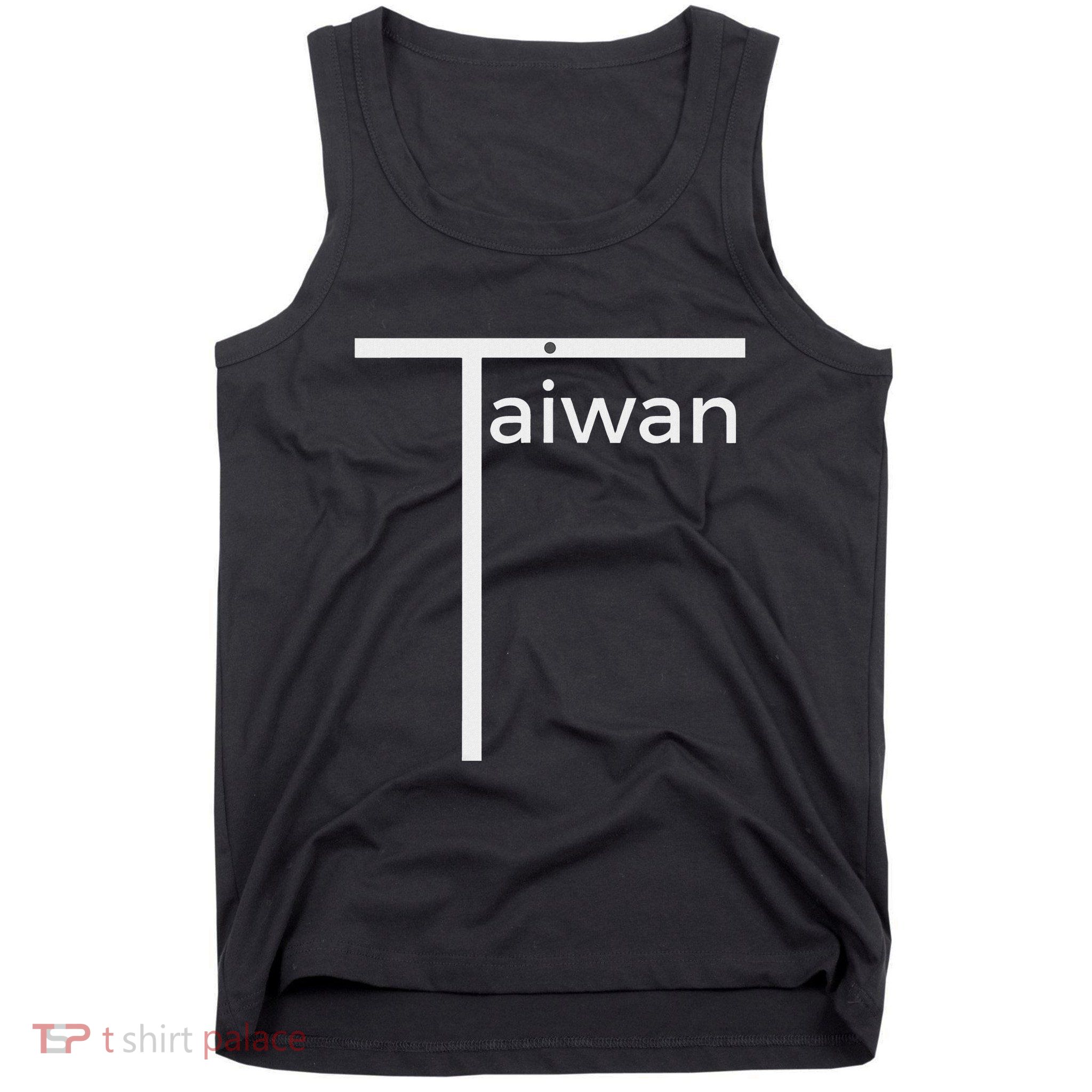 Iconic Taiwan Badminton Team Inspired Funny Flag Design Tank Top