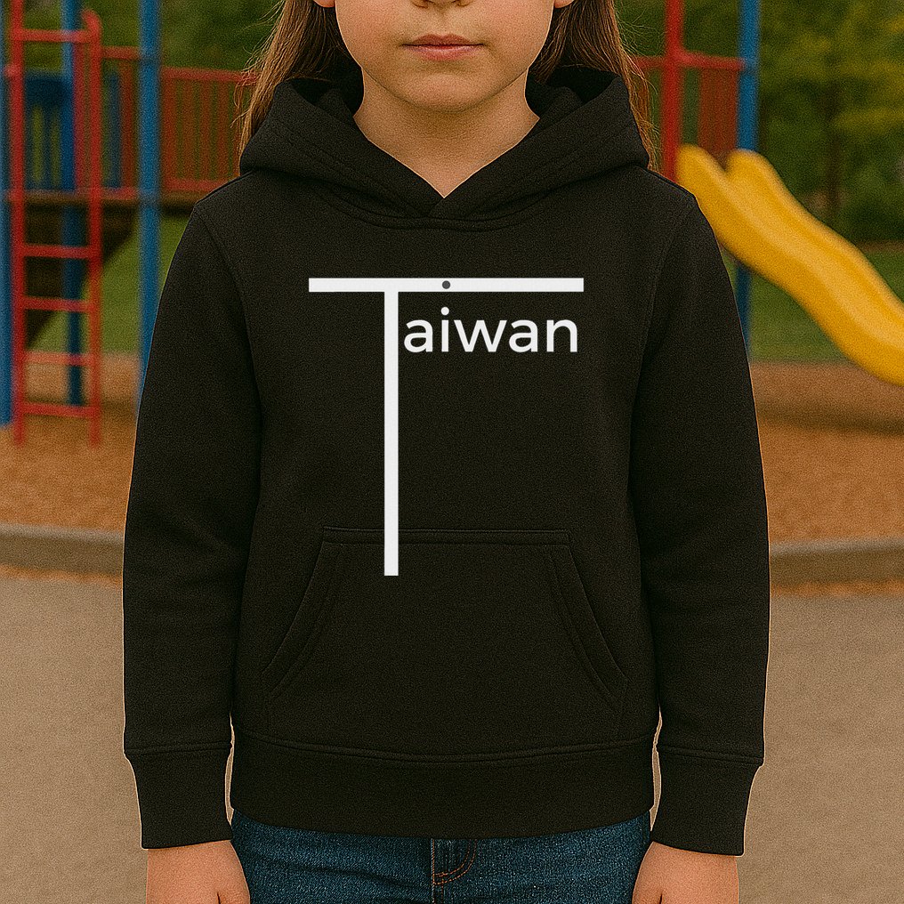 Iconic Taiwan Badminton Team Inspired Funny Flag Design Kids Hoodie