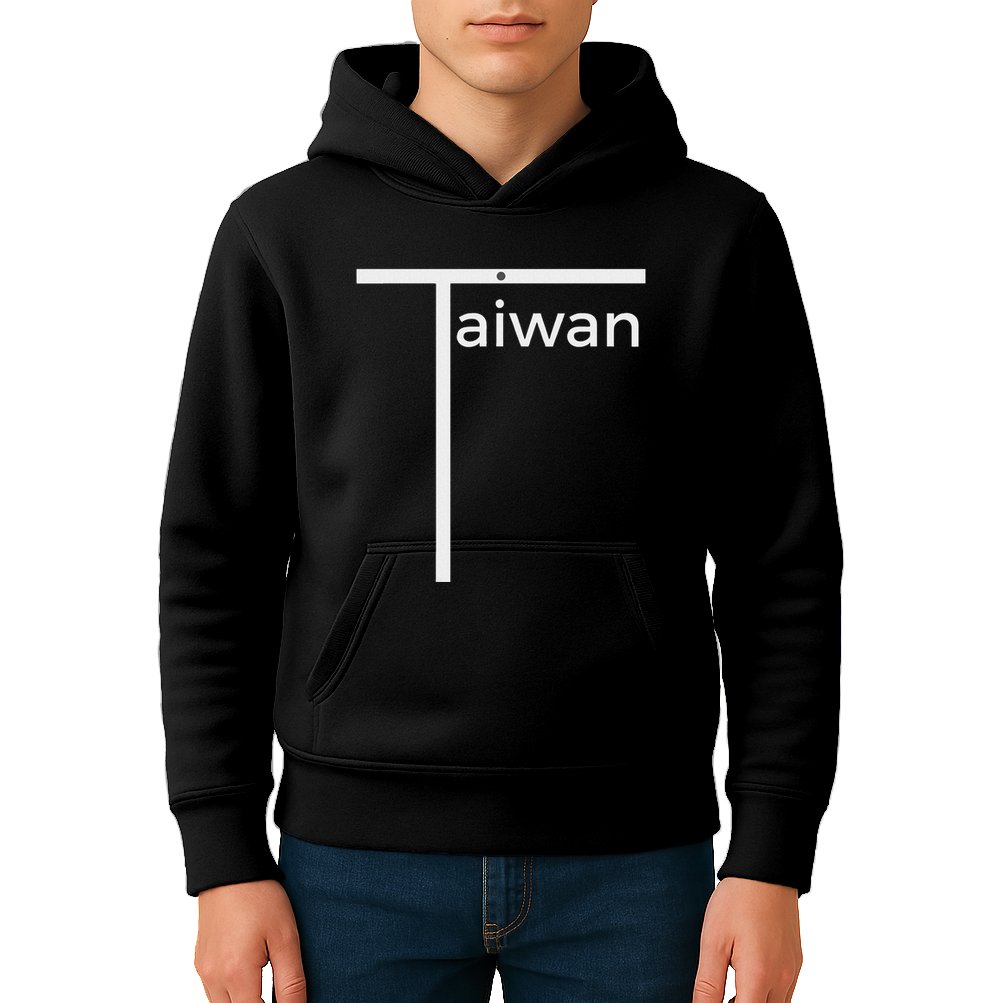 Iconic Taiwan Badminton Team Inspired Funny Flag Design Kids Hoodie