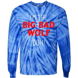 I'm the bad wolf duh costume for DIY halloween party Tie-Dye Long Sleeve Shirt