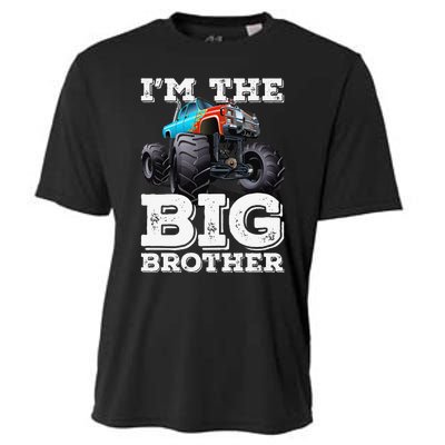 I'm The Big Brother Funny Monster Truck Cooling Performance Crew T-Shirt