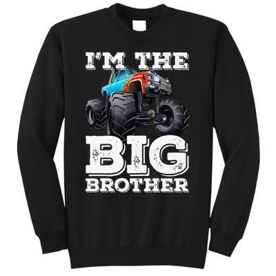 I'm The Big Brother Funny Monster Truck Sweatshirt