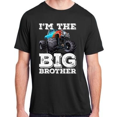 I'm The Big Brother Funny Monster Truck Adult ChromaSoft Performance T-Shirt