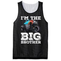 I'm The Big Brother Funny Monster Truck Mesh Reversible Basketball Jersey Tank