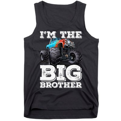 I'm The Big Brother Funny Monster Truck Tank Top