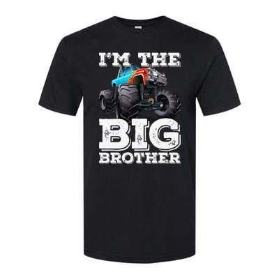 I'm The Big Brother Funny Monster Truck Softstyle CVC T-Shirt