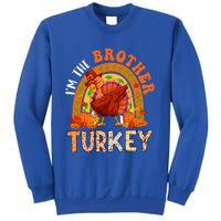 Im The Brother Turkey Thanksgiving Family Dabbing Turkey Great Gift Sweatshirt