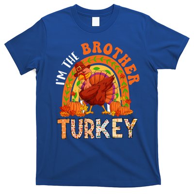 Im The Brother Turkey Thanksgiving Family Dabbing Turkey Great Gift T-Shirt