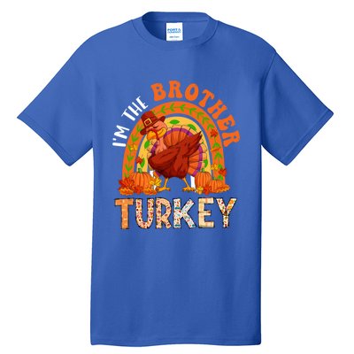 Im The Brother Turkey Thanksgiving Family Dabbing Turkey Great Gift Tall T-Shirt