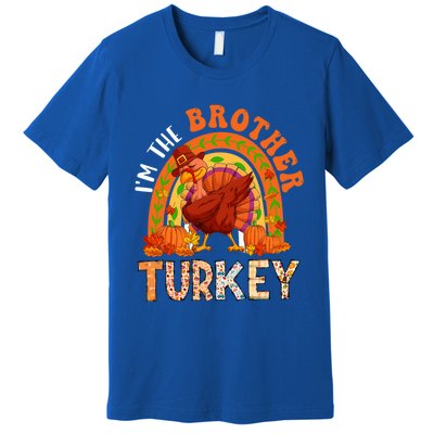 Im The Brother Turkey Thanksgiving Family Dabbing Turkey Great Gift Premium T-Shirt