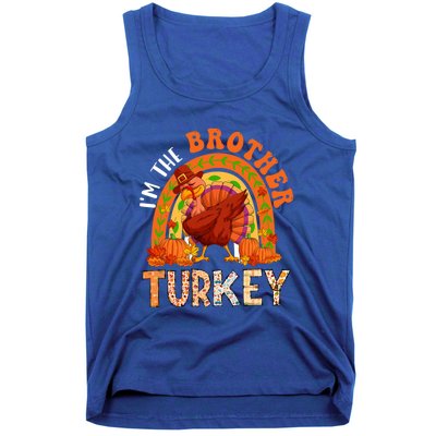 Im The Brother Turkey Thanksgiving Family Dabbing Turkey Great Gift Tank Top