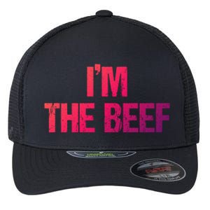 IM The Beef Gift Flexfit Unipanel Trucker Cap