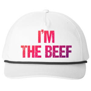 IM The Beef Gift Snapback Five-Panel Rope Hat