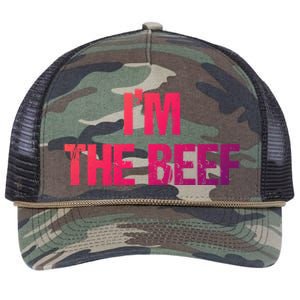 IM The Beef Gift Retro Rope Trucker Hat Cap