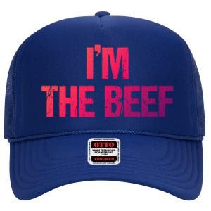 IM The Beef Gift High Crown Mesh Back Trucker Hat