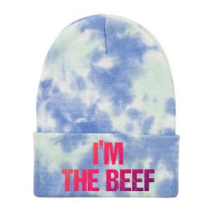 IM The Beef Gift Tie Dye 12in Knit Beanie