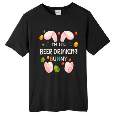 I'm The Beer Ing Bunny Funny Matching Family Easter Day Gift Tall Fusion ChromaSoft Performance T-Shirt