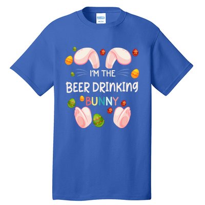 I'm The Beer Ing Bunny Funny Matching Family Easter Day Gift Tall T-Shirt